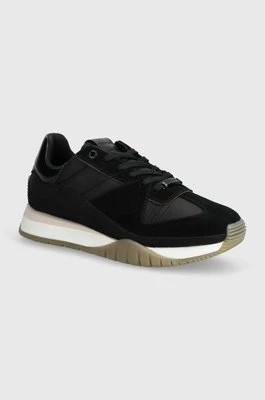 Calvin Klein sneakersy RUNNER LACE UP LTH/NYLON kolor czarny HW0HW02130