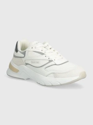 Zdjęcie produktu Calvin Klein sneakersy RUNNER LACE UP MESH kolor beżowy HW0HW02133