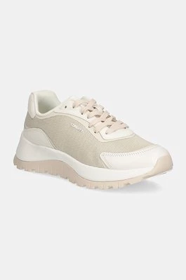 Calvin Klein sneakersy RUNNER LACE UP MESH MIX kolor beżowy HW0HW02221