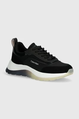 Calvin Klein sneakersy RUNNER LACE UP MESH MIX kolor czarny HW0HW01905