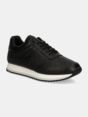 Calvin Klein sneakersy RUNNER LACE UP MONO MIX kolor czarny HW0HW02215