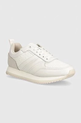 Calvin Klein sneakersy RUNNER LACE UP SAFF MONO kolor biały HW0HW02102