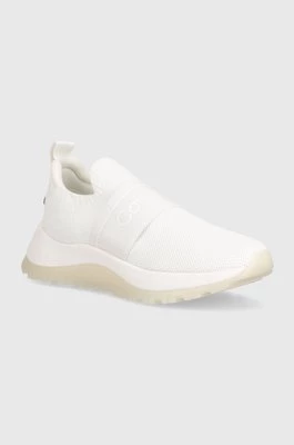 Calvin Klein sneakersy RUNNER SLIP ON HE MESH kolor biały HW0HW01896