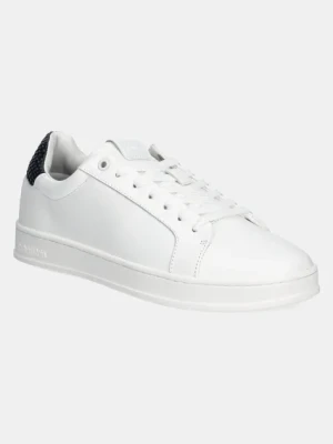 Calvin Klein sneakersy skórzane LOW TOP LACE UP WOVEN