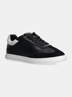 Calvin Klein sneakersy skórzane LP CUPSOLE LACE UP LTH MIX