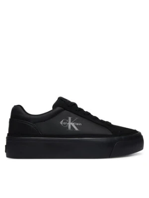Calvin Klein Sneakersy Vulc Flatf Laceup Ny-Su HW0HW03086 Czarny