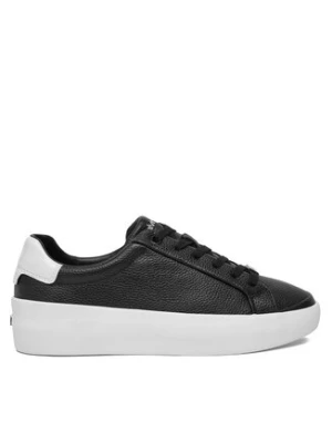 Calvin Klein Sneakersy Vulc Lace Up Lth HW0HW02214 Czarny