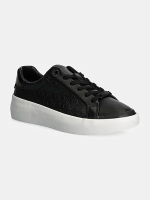 Calvin Klein sneakersy VULC LACE UP MONO MIX kolor czarny HW0HW02212