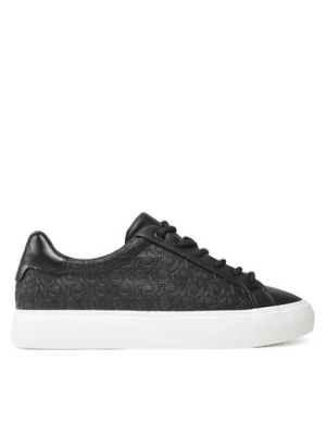 Calvin Klein Sneakersy Vulc Lace Up Mono Pu HW0HW02573 Czarny