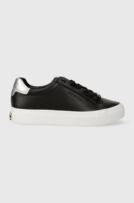 Calvin Klein sneakersy VULC LACE UP - NANO FOX kolor czarny HW0HW02004