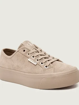 Calvin Klein Sneakersy Vulc | z dodatkiem wełny | zamsz