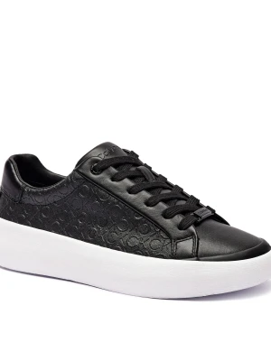 Calvin Klein Sneakersy | z dodatkiem skóry czarny