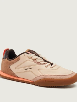 Calvin Klein Sneakersy | zamsz beżowy