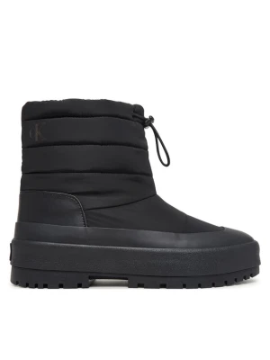 Calvin Klein Śniegowce Vulc Flatform Snowboot Nyl HW0HW03245 Czarny