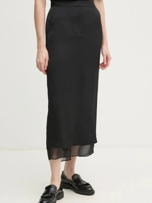 Calvin Klein spódnica kolor czarny maxi prosta K20K207846