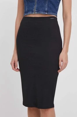 Calvin Klein spódnica kolor czarny midi ołówkowa K20K206539