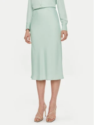 Calvin Klein Spódnica midi Bias K20K203514 Zielony Regular Fit