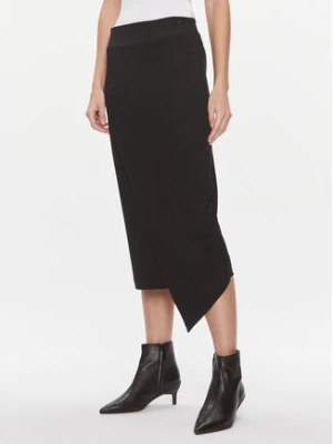 Calvin Klein Spódnica ołówkowa Stretch Jersey Midi Skirt K20K206808 Czarny Slim Fit