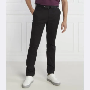 Calvin Klein Spodnie chino + pasek MODERN TWILL | Slim Fit