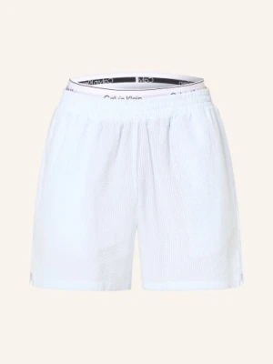 Calvin Klein Spodnie Do Spania Seersucker blau