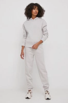 Calvin Klein spodnie dresowe kolor szary gładkie