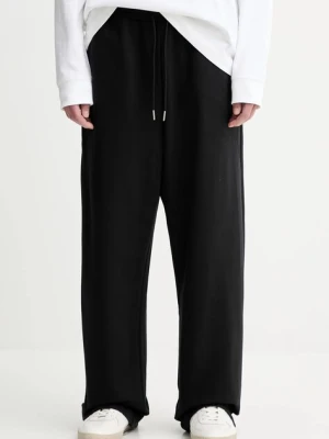 Calvin Klein spodnie dresowe męskie kolor czarny z aplikacją LV04LD239G
