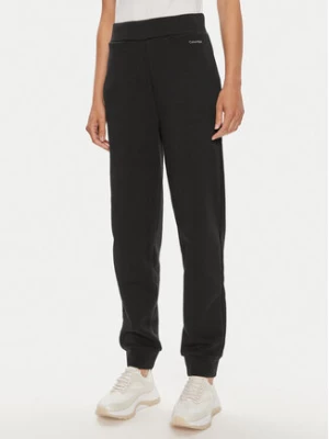 Calvin Klein Spodnie dresowe Nano Logo K20K207214 Czarny Relaxed Fit