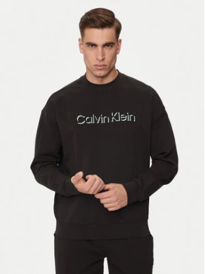 Calvin Klein Spodnie dresowe Shadow Embosed Logo K10K113097 Czarny Regular Fit