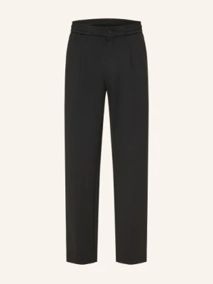 Calvin Klein Spodnie W Stylu Joggingowym O Zwężanym Kroju, Wykonane Z Dżerseju schwarz
