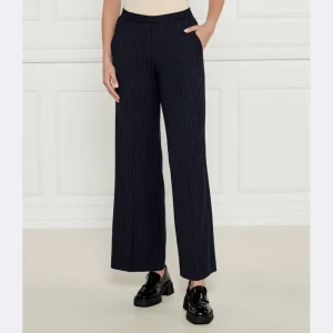 Calvin Klein Spodnie | flare fit | z dodatkiem wełny