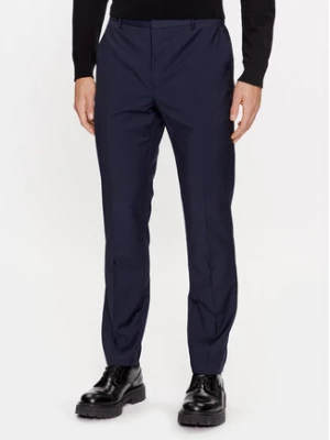 Calvin Klein Spodnie garniturowe K10K111722 Granatowy Slim Fit