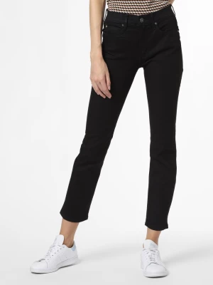 Calvin Klein Spodnie Kobiety Sztuczne włókno czarny jednolity,