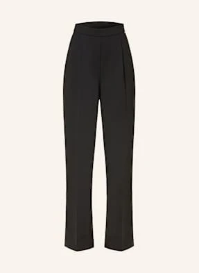 Calvin Klein Spodnie Marlena Z Dżerseju schwarz
