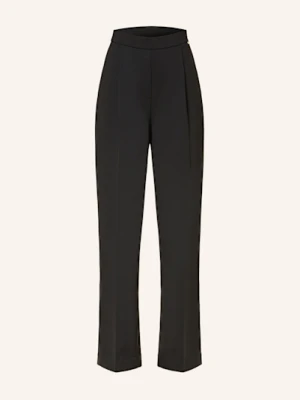 Calvin Klein Spodnie Marlena Z Dżerseju schwarz