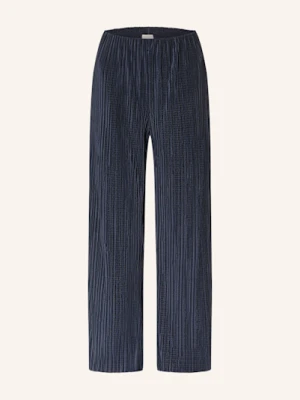 Calvin Klein Spodnie Marlena Z Plisami blau
