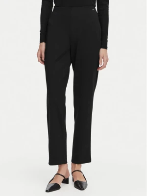 Calvin Klein Spodnie materiałowe LV044F659G Czarny Straight Fit