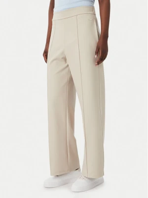 Calvin Klein Spodnie materiałowe LV044G210G Beżowy Relaxed Fit