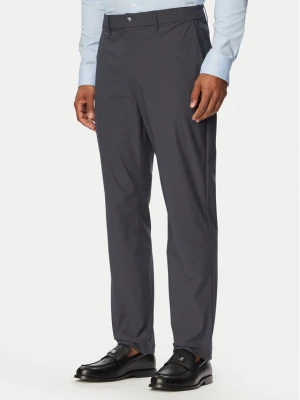 Calvin Klein Spodnie materiałowe LV04LB610G Granatowy Slim Fit