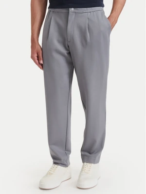Calvin Klein Spodnie materiałowe LV04LF607G Szary Tapered Fit