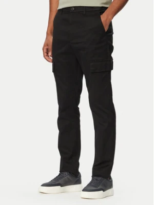 Calvin Klein Spodnie materiałowe Refined LV04LC619G Czarny Regular Fit