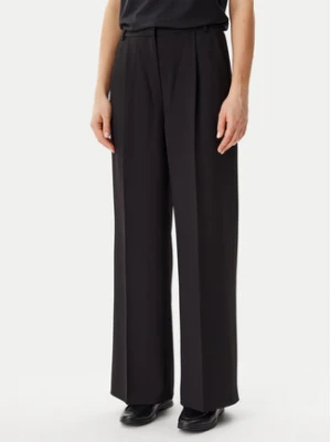 Calvin Klein Spodnie materiałowe Travel Twill K20K208214 Czarny Wide Leg