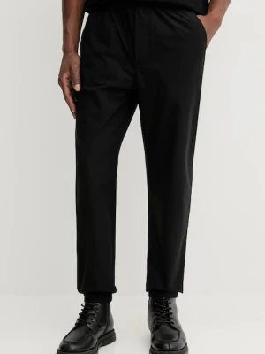 Calvin Klein spodnie męskie kolor czarny proste LV04LB614G