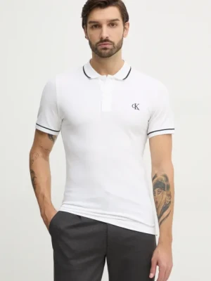 Calvin Klein spodnie męskie kolor szary dopasowane K10K113648