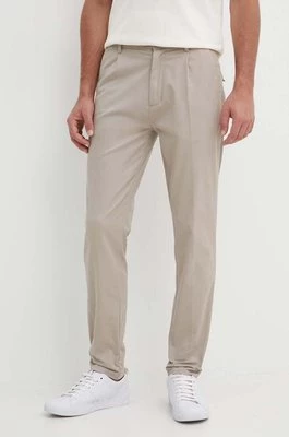 Calvin Klein spodnie męskie kolor szary proste K10K113662