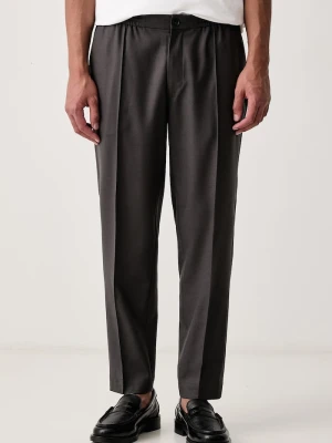 Calvin Klein spodnie męskie z wełną szary