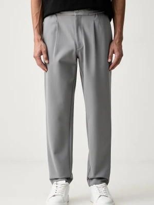 Calvin Klein spodnie męskie z wiskozą szary