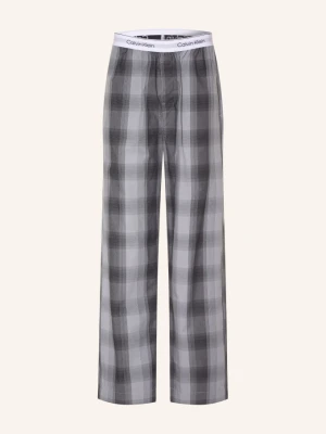 Calvin Klein Spodnie Od Piżamy Cotton Poplin grau