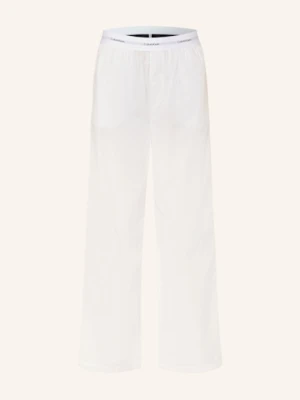 Calvin Klein Spodnie Od Piżamy Cotton Poplin weiss