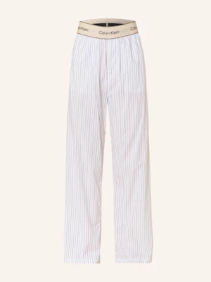 Calvin Klein Spodnie Od Piżamy Heritage Cotton Poplin weiss