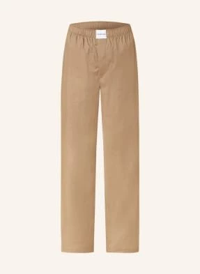 Calvin Klein Spodnie Od Piżamy Pure Cotton beige